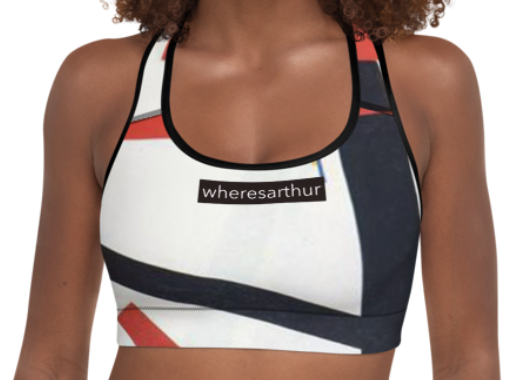 wheresarthur™ travel girl sports bra