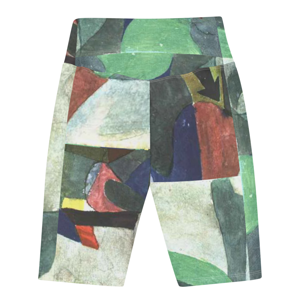 Exotic shapes and colors on bike shorts made by wheresarthur.