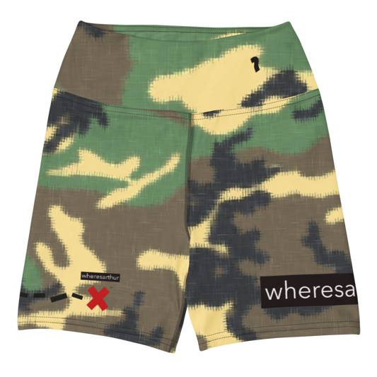 Camo gym shorts