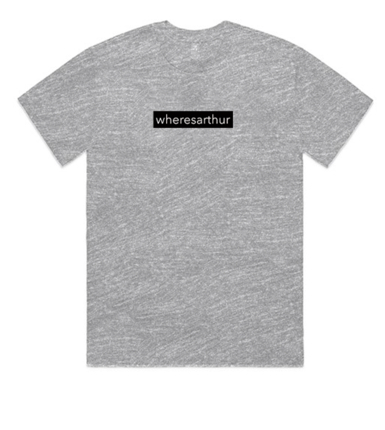 wheresarthur™  wheresarthur grey  tee shirt