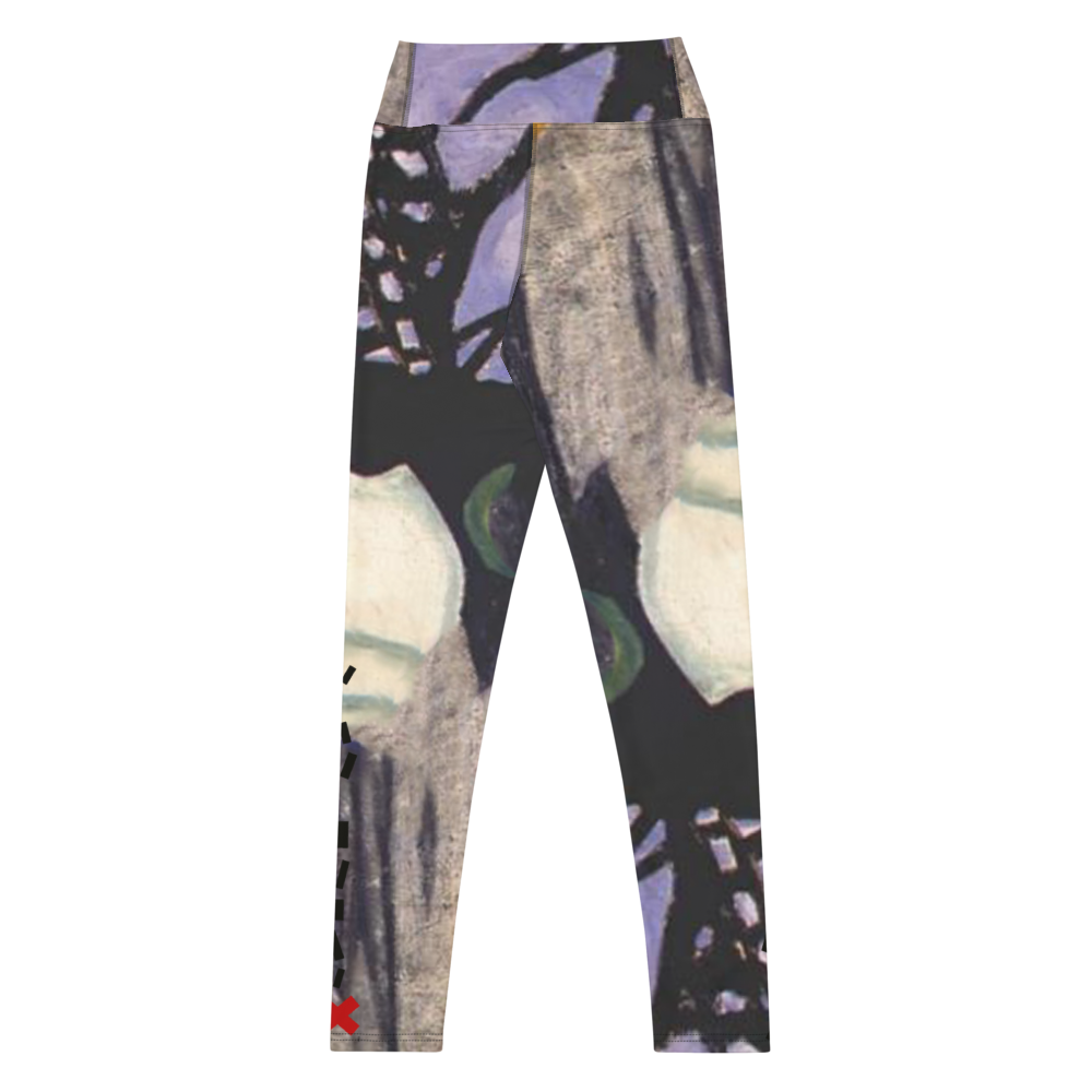 Women's exotic-colored yoga leggings.