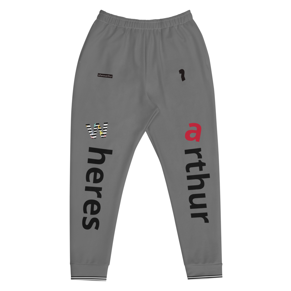 Front of wheresarthur sweats with question mark and wheresarthur box logo