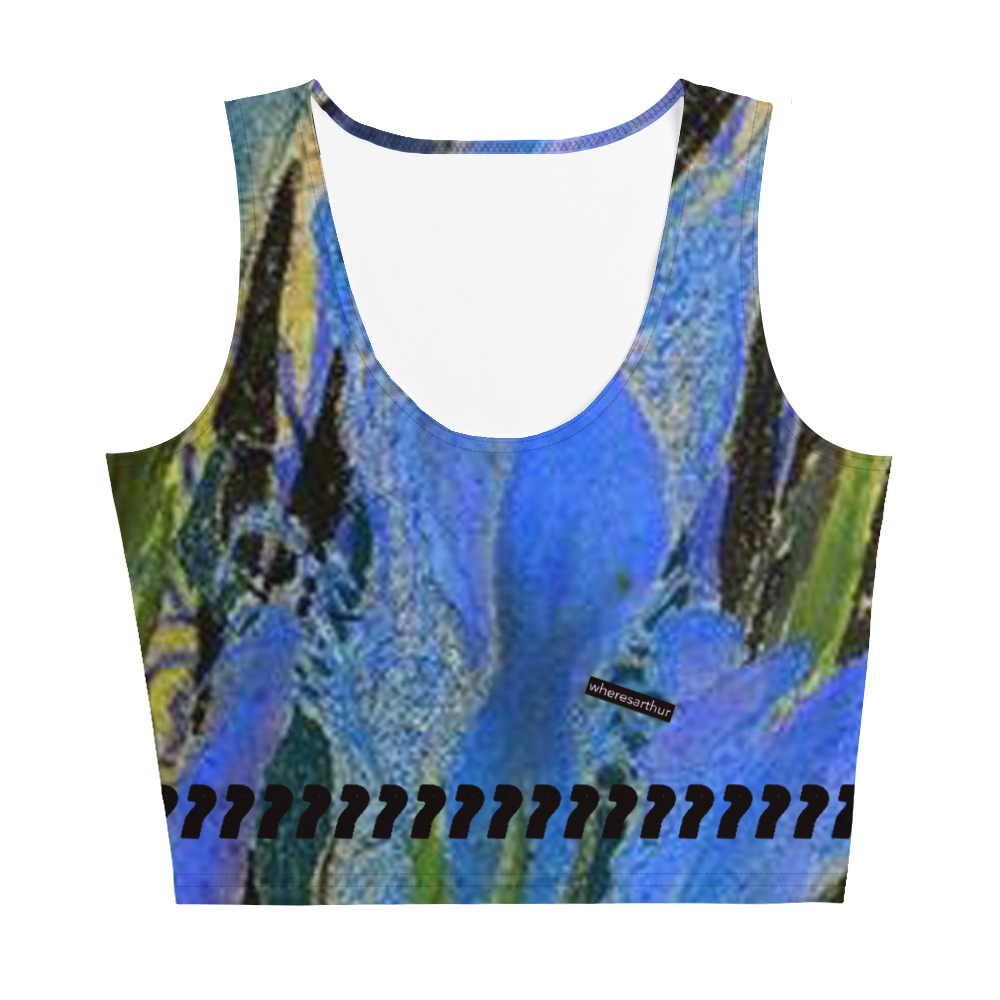 Paint colored crop top