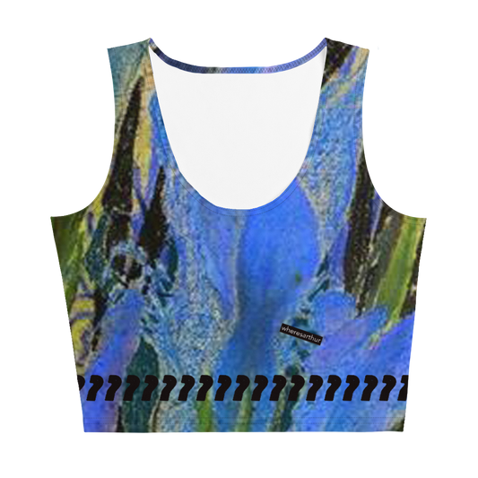 Paint colored crop top