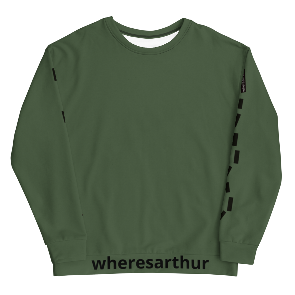 military green supreme-style sweatshirt