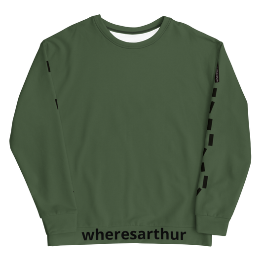 military green supreme-style sweatshirt